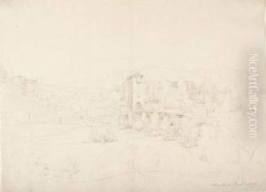 Landschaft Mit Brucke. by Johann Christoph Rist