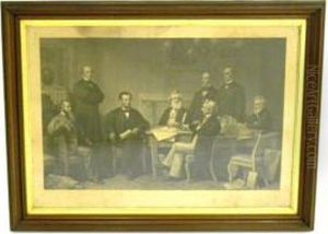 The First Reading Of The Emancipation Proclamation Before The Cabinet The First Reading Of The Emancipation Proclamation Before The Cabinet