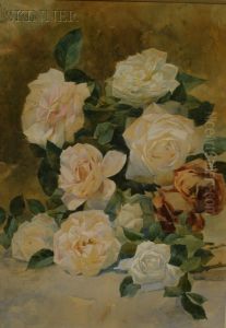 Stilllife With Roses by William Frederick Ritschel