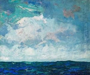 Gathering Storm In The South Seas,tahiti by William Frederick Ritschel
