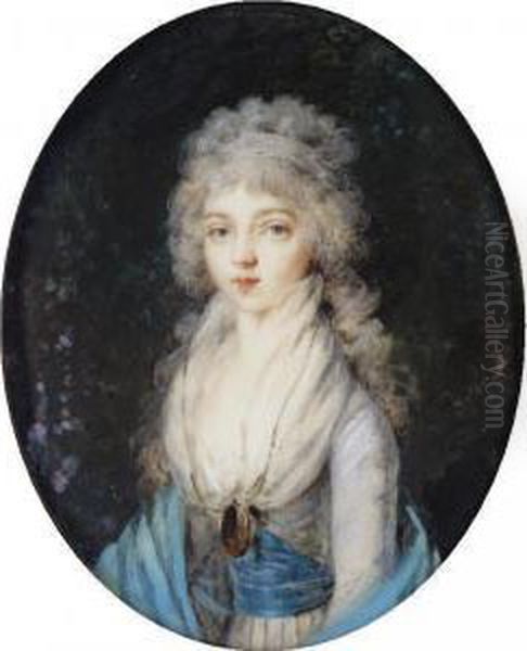 Portrait Miniature Of Empress Elizaveta Alexeevna - view 1