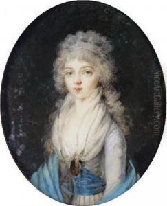 Portrait Miniature Of Empress Elizaveta Alexeevna