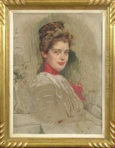 Portrait Der Grafin Selveneck by Caspar Ritter