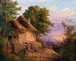 Abendstimmung Am Land by Eduard Ritter