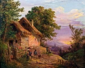 Abenstimmung Am Land by Eduard Ritter