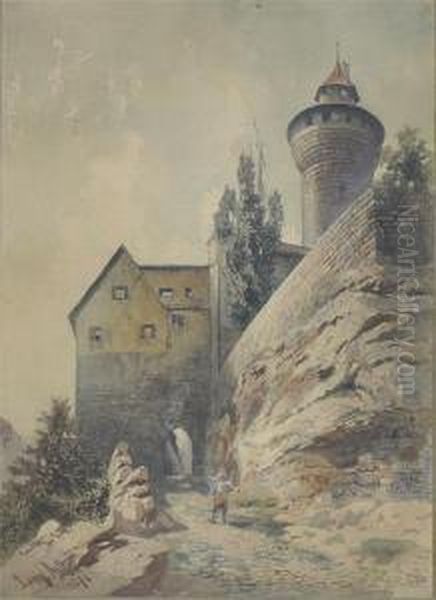 Blick Auf Die Kaiserburg In Nurnberg - view 1