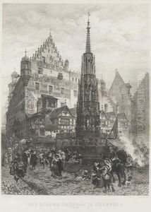 "der Schone Brunnen In Nurnberg "der Schone Brunnen In Nurnberg