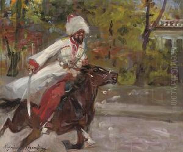 Cossack On The Charge - view 1