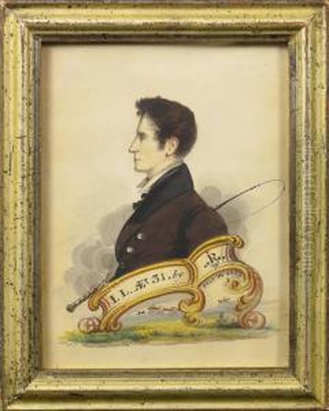 Profile Bust Portrait Of Isiah Lane - view 1
