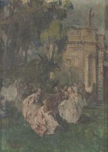 Ballo In Giardino by Giuseppe Rivaroli
