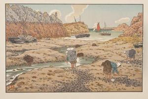 Le Port De Loguivy A Maree Basse - view 1