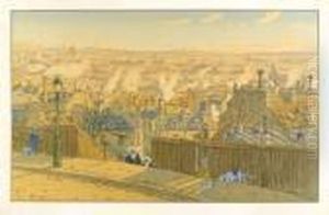 Paris Vu De Montmartre by Henry Parsons Riviere