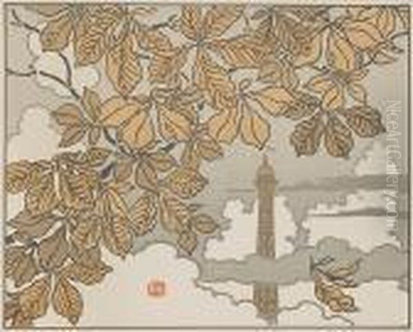 Les Trente-six Vues De La Tour Eiffel by Henry Parsons Riviere