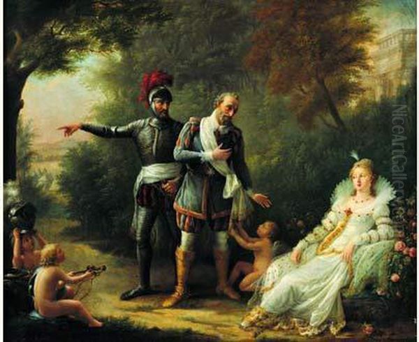 Henri Iv Quittant Gabrielle D'estrees - view 1