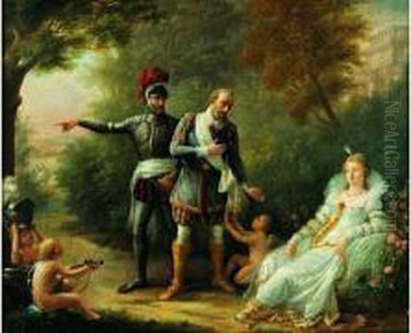 Henri Iv Quittant Gabrielle D'estree - view 1