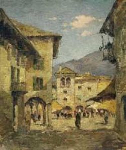 Scorcio Di Paese by Baudolino Rivolta