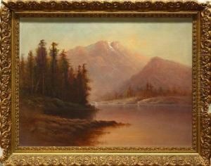 Mountain Landscape With A Lake by Julian Walbridge Rix