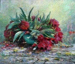 Floppy Peonies by William Augustus Rixon