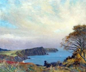 Lydstep Bay, Tenby by William Augustus Rixon