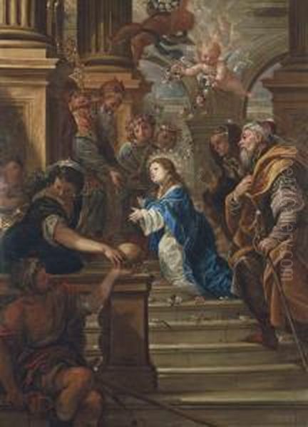 The Presentation Of The Virgin In The Temple With Saints Anne And Joachim - view 1