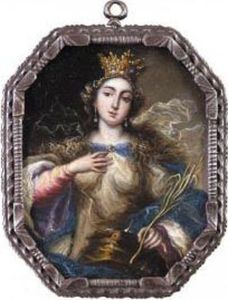 Saint Catherine by Francisco Rizi