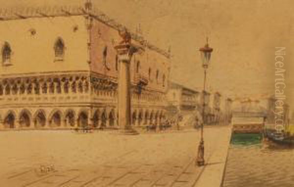 Pair Of Watercolours - view 1