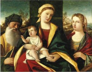 Madonna Col Bambino E Santi