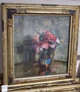 Flowers In A Jug by William George Robb