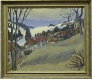 Fin D'hiver A Montbenoit by Gaston Robbe