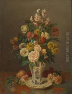 Vase Fleuri by Henri Robbe
