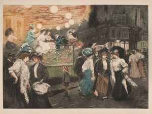 Le Manege, Ou La Place Blanche A Paris by Manuel Robbe