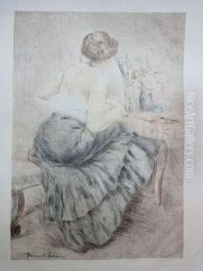 La Toilette Au Bouquet by Manuel Robbe