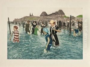 Bains De Mer - Saint-malo by Manuel Robbe