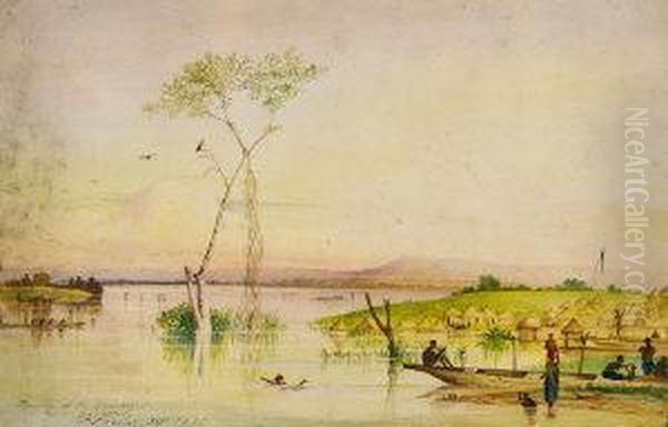 Flooding Of The River Niger At The Confluence - view 1