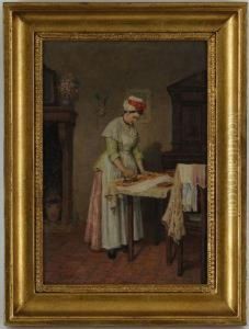 La Repasseuse by Emile Robellaz