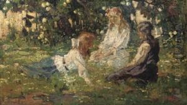 Zomer Weelde: Chatting In The Garden - view 1