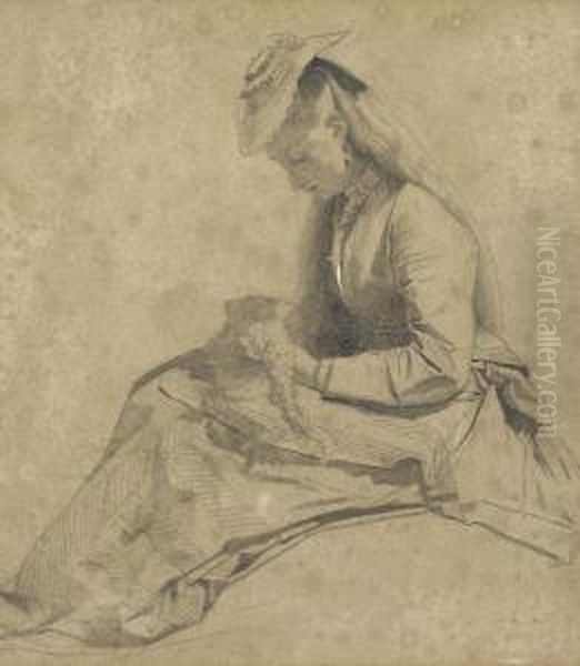 Bildnis Der Sitzenden Marie Huguenin - view 1