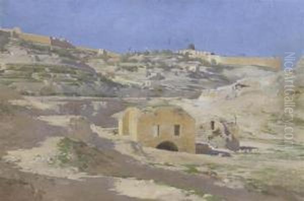 View Of A Village In Palestine. - view 1
