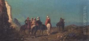 Arab Horsemen by Lucien Robert