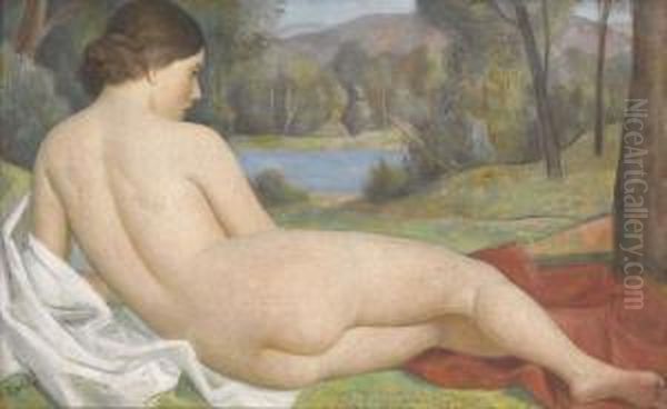 Baigneuse Couchee, De Dos - view 1