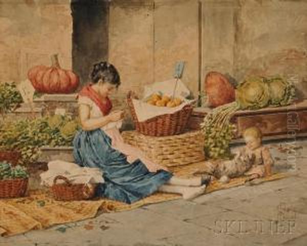 The Vegetable Seller - view 1