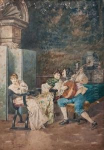 Escena Galante by Albert Pierre Roberti