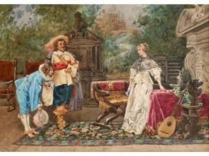 Les Mousquetaires by Albert Pierre Roberti