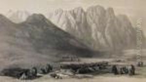 Encampment Of The Aulad-sa'id by David Roberts