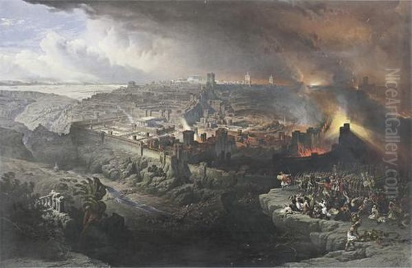 The Destruction Of Jerusalem By The Romans - view 1