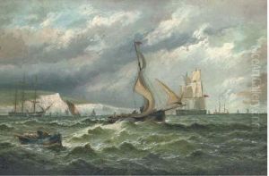 Shipping Off The South Coast by R.R. Roberts