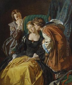 A Stolen Kiss by Thomas Edward Roberts