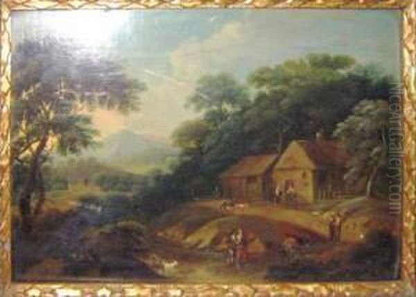 With Figures At A Farm' - view 1