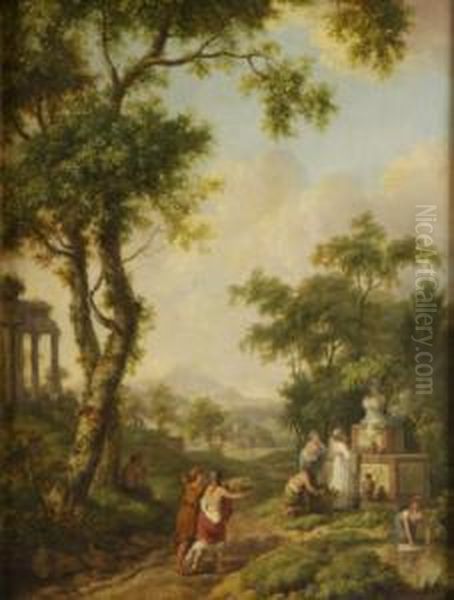 Classical Landscape With Figures - view 1