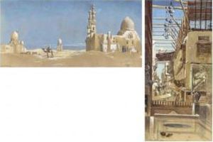 The Tombs Of The Cailiffs, Cairo by Charles Robertson